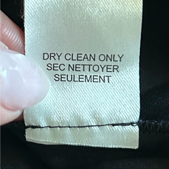 Rebecca Taylor Navy Blue Silk Blend Crossback Flowy Spaghetti Strap Tank Size 0 - Picture 5 of 8